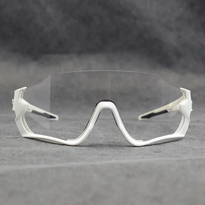 Men Women Photochromic Cycling Glasses UV400 Road Bike Discoloration Goggles Running Riding Fishing Sunglasses Bicycle Eyewear