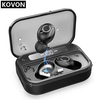 

T8 TWS Bluetooth 5.0 Wireless Earbuds with Wireless Charging Case IPX5 Waterproof Stereo Headset in Ear Built in Mic