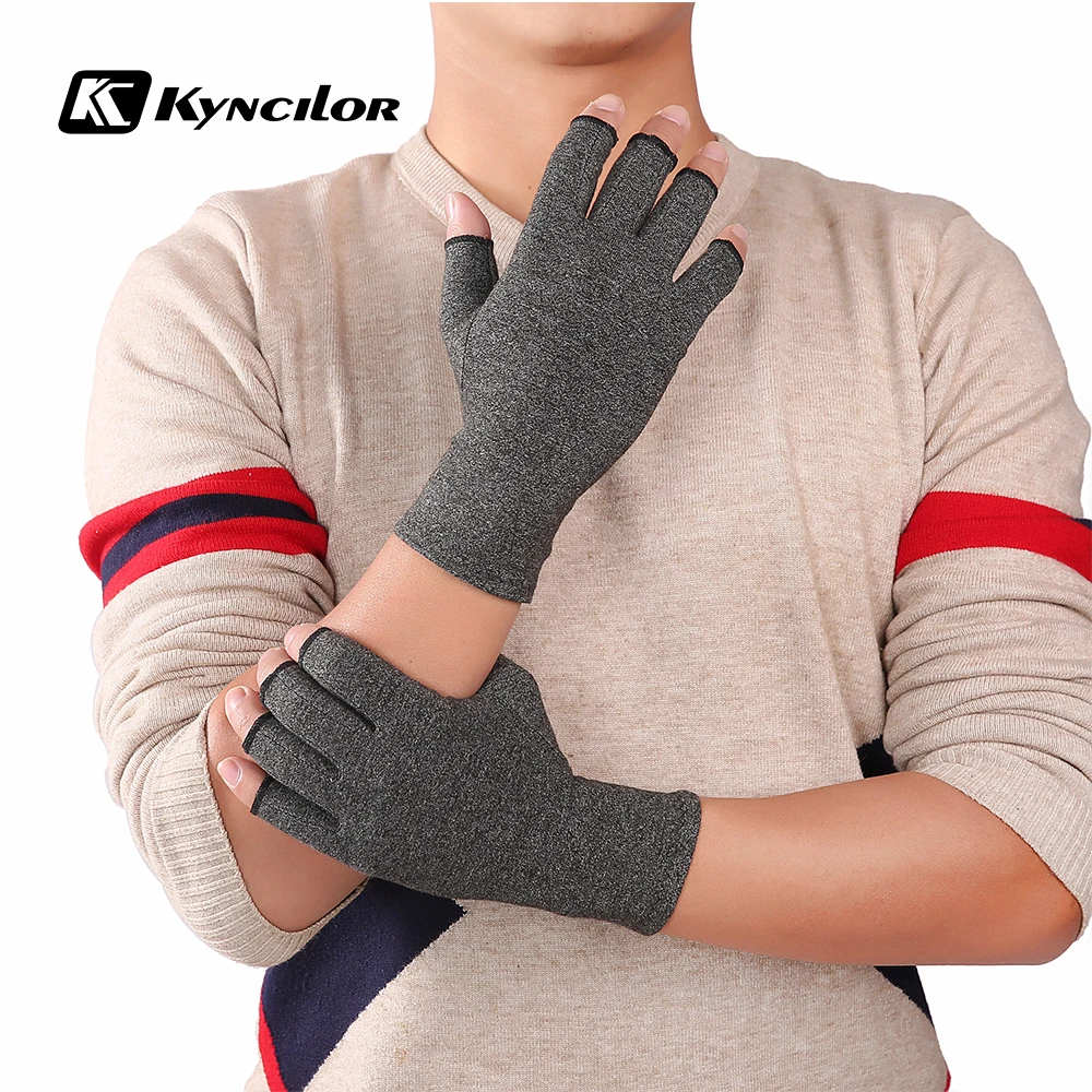 1 Pair Compression Arthritis Gloves Premium Arthritic Joint Pain Relief Hand Therapy Open Fingers | Спорт и развлечения