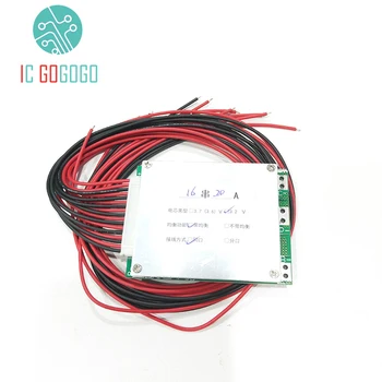 

36V 48V 60V 15A 20A100A Li-ion Lipo Lifepo4 Battery Protection Board BMS 16S 20S 10S Packs with Balance Electric Motor EV eBike