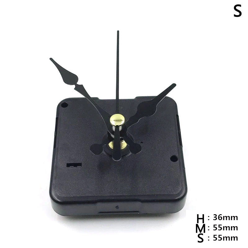 1 Set With Needles Clock Movement DIY Quartz Repair Movement Clock Mechanism Parts  Quartz Watch Silent Hanging Wall 