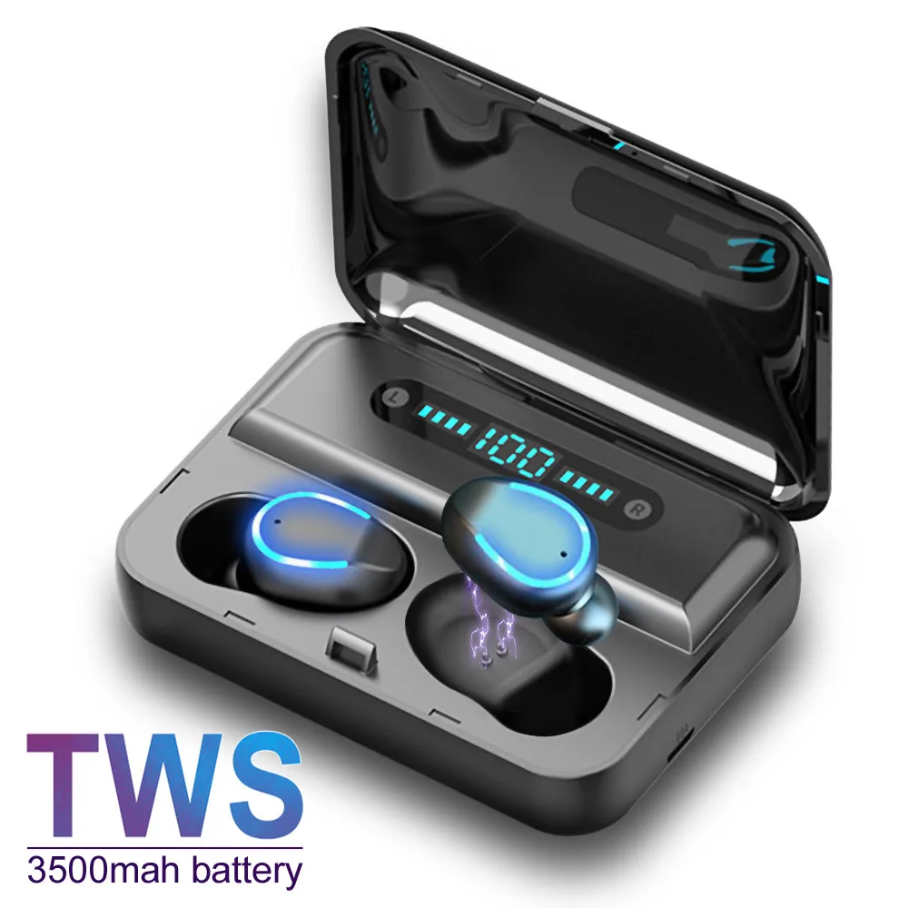 TWS F9 5 настоящие стерео беспроводные Bluetooth наушники HIFI HD Спортивная гарнитура с