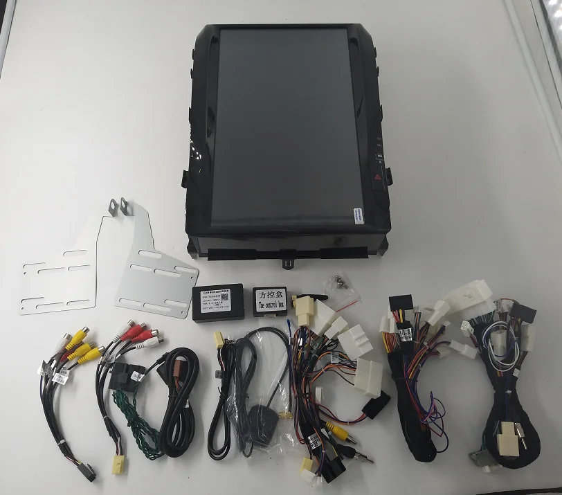 1" Тесла сенсорный экран автомобиля gps Мультимедиа для Toyota Landcruiser LC200 2008- с Wifi Playstore Bluetooth