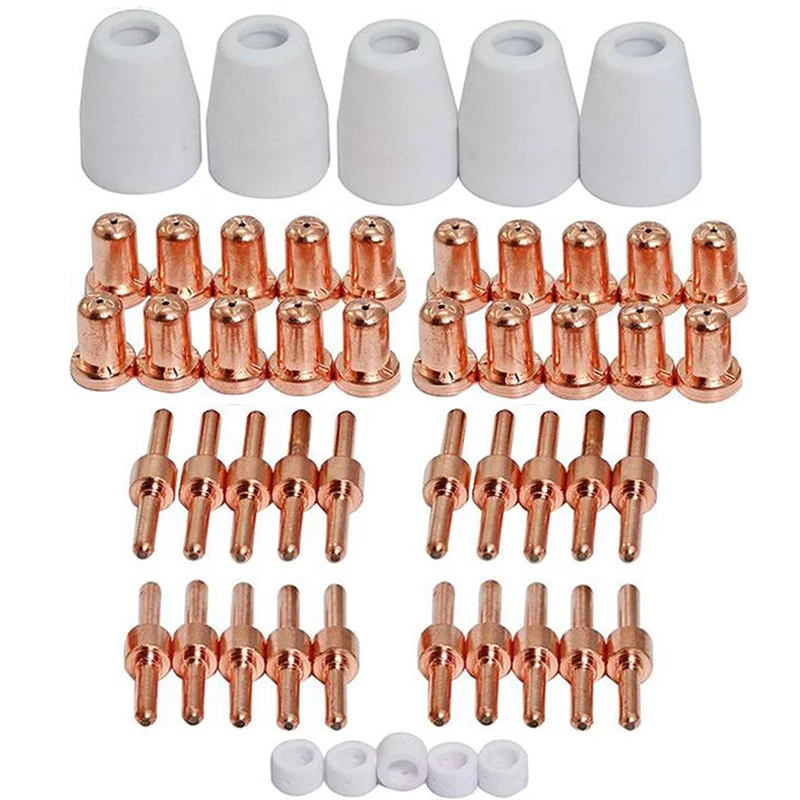 

Plasma Cutting Tip Set 50 PCs for PT-31 / LG-40 Consumables for Stahlwerk Cut 50 CT312 CT520 Cutting Machines