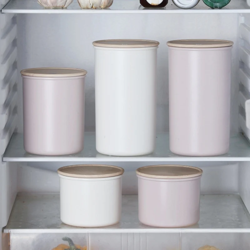 

Kitchen Stackable Plastic Sealed Cans Food Storage Box Grain Cereal Storage Tank Snacks Dry Goods Storage Jar