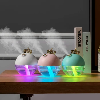 

Ultrasonic 320ml Air Humidifier 1200mAh Battery Operated USB Rechargeable Aroma Essential Oil Diffuser Humidificador home baby