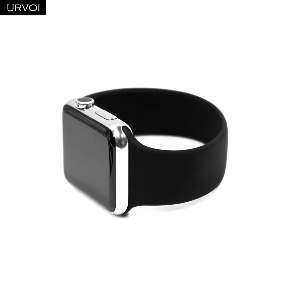Ремешок URVOI Solo для Apple Watch sport band series 6 SE 5 4 3 2 1 сменный эластичный ремешок из жидкого
