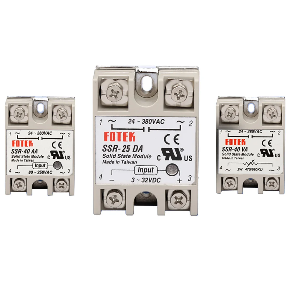 

40A single-phase solid state relay module SSR-25DA DC control AC AC AC control AC small SSR-10DA SSR-40DA 10A 25A