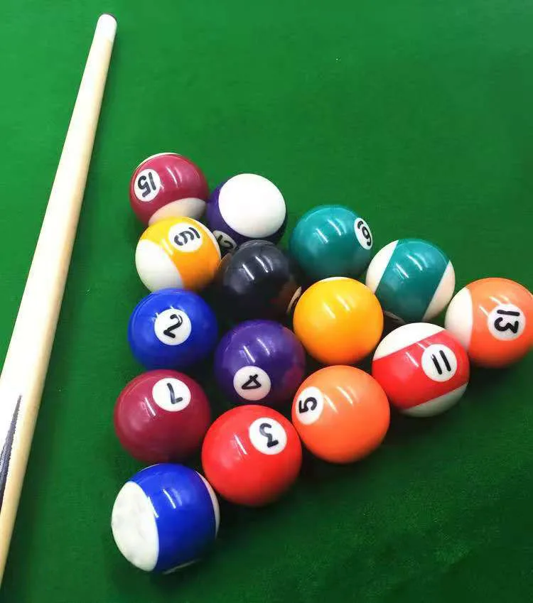 Mini Billiards Table Balls Set for Children Polyester Resin Complete Set Kid 25mm 32mm 38mm 16Pcs Billiard Ball