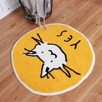 

Circle Rug Kitchen Mats for Floor Small Rug for Living Room Rugs for Bedroom Door Mats Outdoor Soft Pad for Baby Crawling