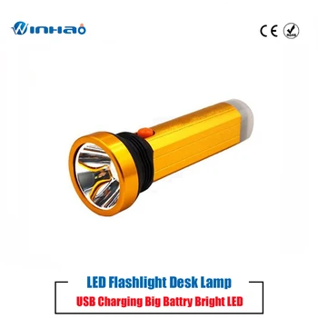 

Led flashlight Ultra Bright torch Camping light 18650 Batter Bicycle Light with Desk lamp fuction