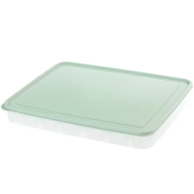 Кухонная пластиковая прозрачная коробка для хранения еды, органайзер, многофункциональная современная домашняя кухонная коробка для хранения мусора Пельменей - Цвет: Зеленый
