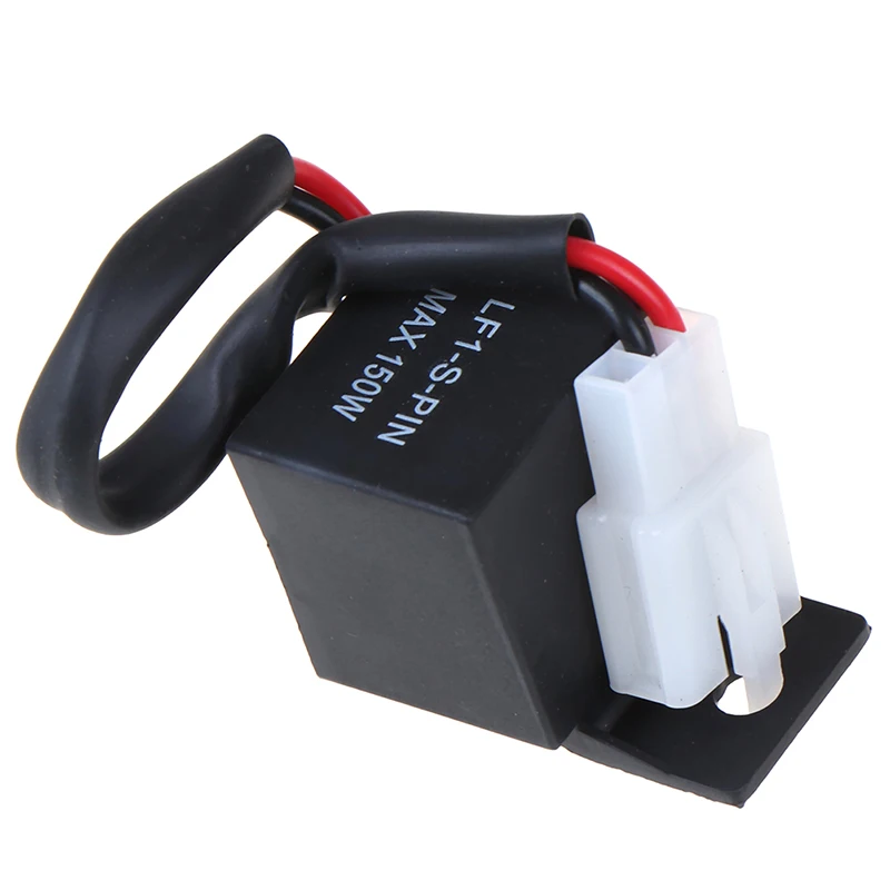 Мотоцикл 2 Pin 12V контроль скорости сигнала Реле светодиодный указатель поворота проблесковый мигающий импульсное реле