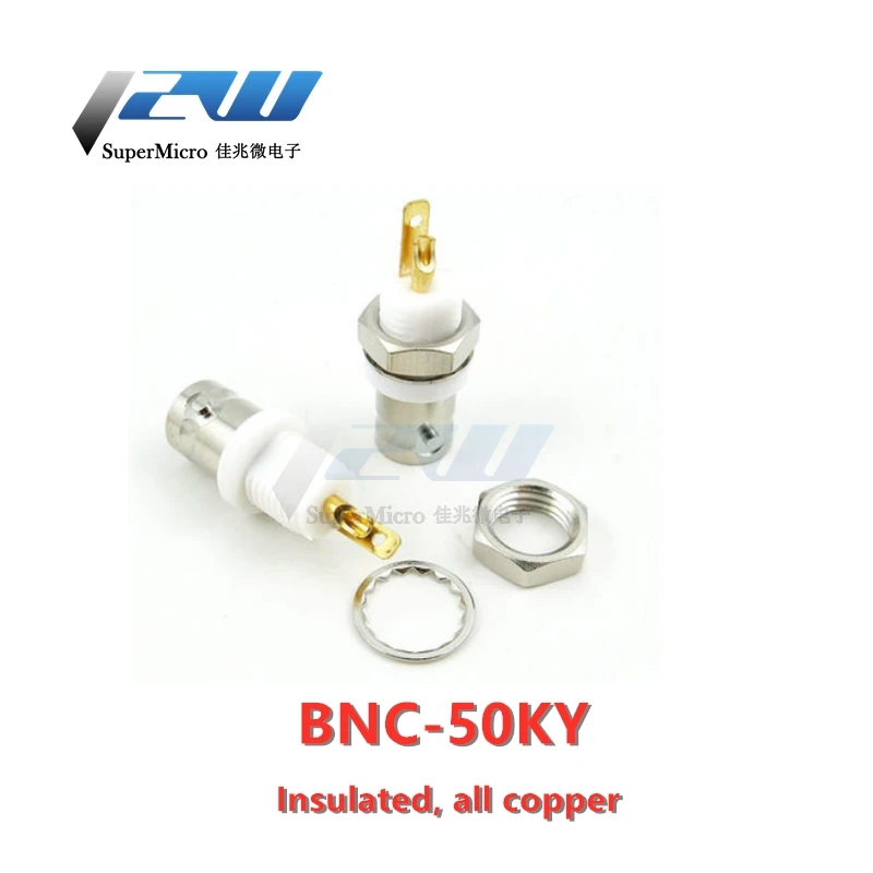 Полностью медное гнездо BNC 50KY/KWE bnc Q9 разъем для видеомониторинга|Соединители| |