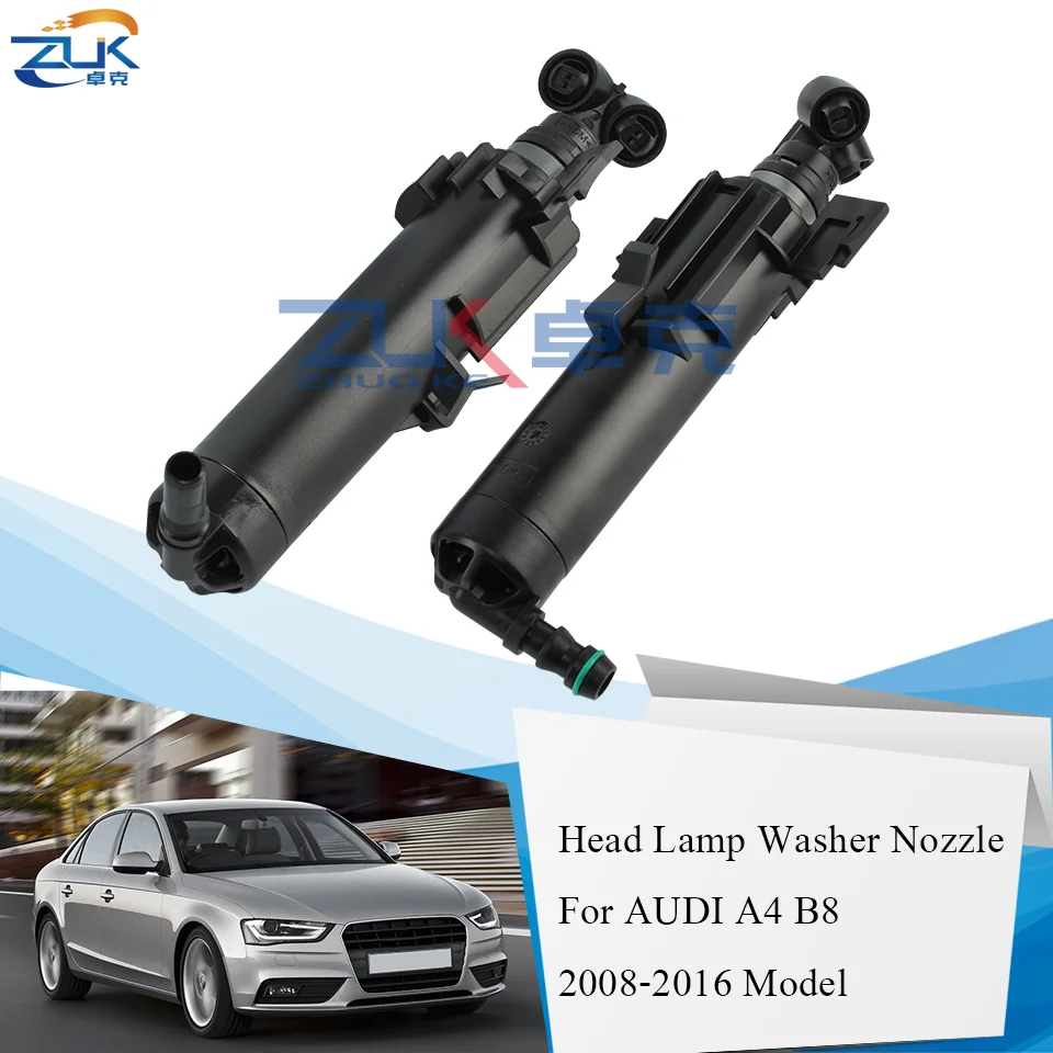 ZUK фара шайба насадка для AUDI A4 S4 RS4 B8 2008 2009 2010 2011 2012 2013 струйный распыляющий привод