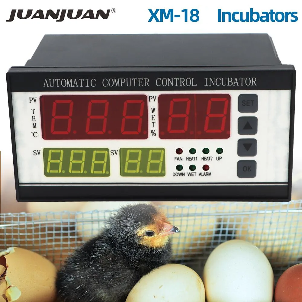 XM 18 Egg Incubator Automatic Thermostat Controller Mini Egg Incubator Control System Digital