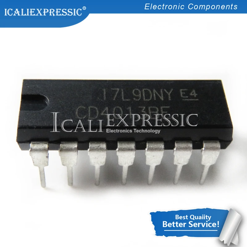 10 шт. CD4013BE CD4013BP DIP14 CD4013 DIP Новый и оригинальный IC в наличии | Электронные компоненты