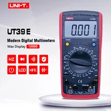 UNI-T UT39E цифровой мультиметр AC DC Напряжение измеритель тока 19999 счетчик сопротивления Емкость диод транзистор тест удержания данных