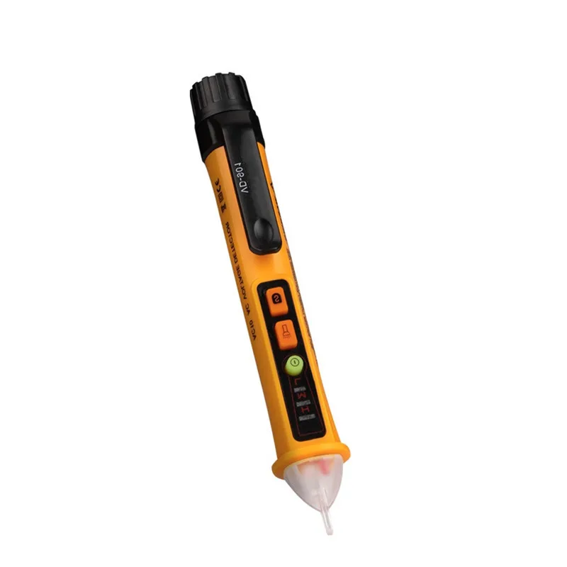 yellow 2 цвета цифровой 12-1000 В AC Электрический тестер ручка Бесконтактный детектор напряжения мультиметр тестер автоматический выключатель Finder VD901 - Цвет: yellow