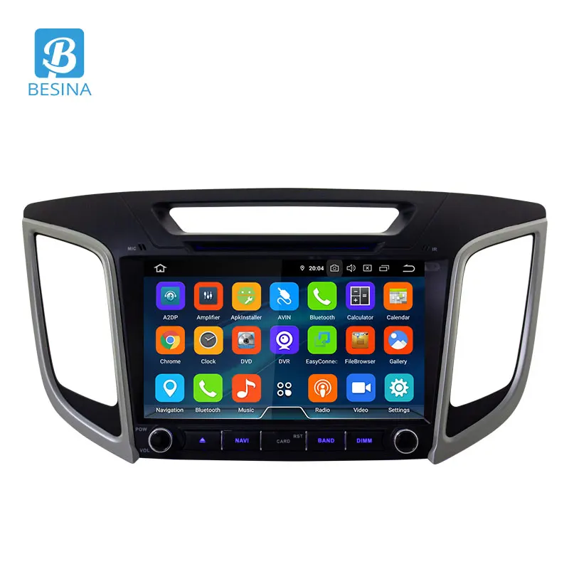Besina Android 9,0 автомобильный dvd-плеер для HYUNDAI IX25 CRETA gps-навигация 2 Din автомобильный радиоприемник wi-fi-мультимедиа стерео 4G+ 64G Autoaudio