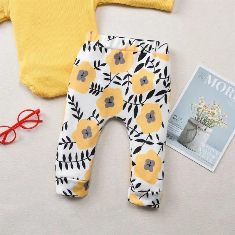 Боди для маленьких девочек; комбинезон для новорожденных брюки штаны и повязка на голову; одежда для детей 0-24 месяцев