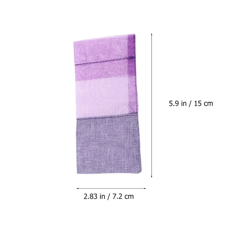 20 Pcs Lavender Bags Sachets Sachet Empty Scented For Fragrance Drawers Wardrobes French Home Organza Gauze Drawer deodorant sachet bags fragrance bags