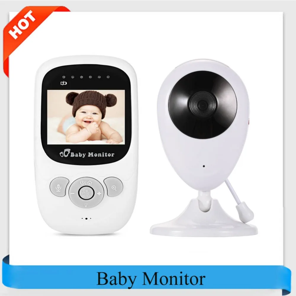 

Professional Wireless SP880 Camera Baby Monitor Night Vision Two-way Sleep Monitor 2.4 inch LCD Display Temperature Detection
