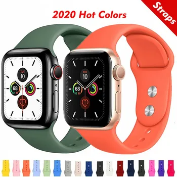 

Watch Strap for T500 F10 F20 F8 W54 W68 M33 W4 C200 F18 Apple Smart Watch Silicone Strap Breathable Sports Smart watch Strap