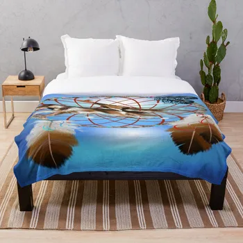 

Drop Shipping Printed Throw Blanket Sherpa Fleece Soft Blanket Flannel Rug Home Decoration For Bed Wolf And Pipe