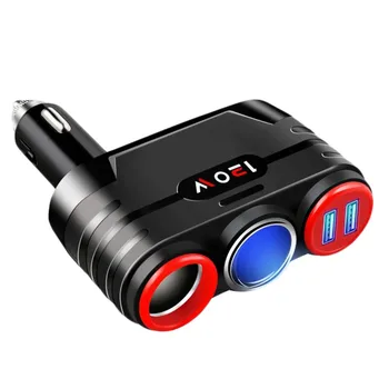 

Two Usb Ports Chargers Multi Car Cigarette Socket 2 Way Lighter Splitter Charger Power Adapter Dual Usb Quick Charging ##0