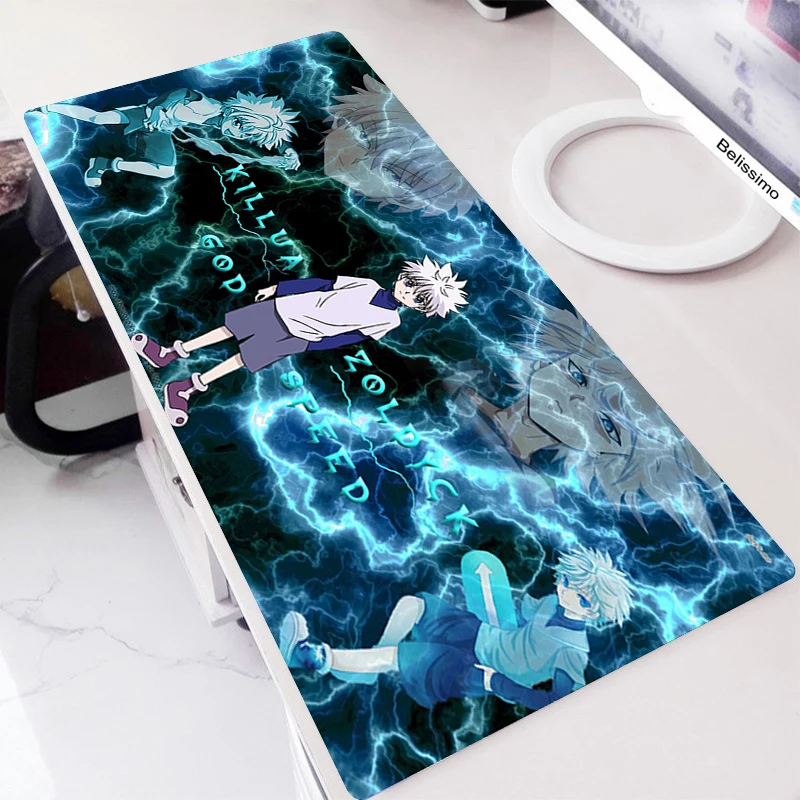 

Коврик для мыши Hunter X Hunter Kawaii, аниме коврики для мыши, геймерский коврик для клавиатуры и мыши, игровые аксессуары, большой Настольный коврик ...