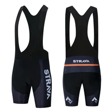 STRAVA велосипедные шорты 9D гелевая накладка мужские Нескользящие гелевые велосипедные шорты MTB велосипедный короткий нагрудник брюки колготки