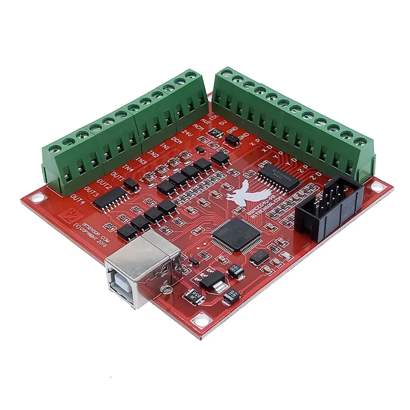 ЧПУ USB MACH3 100 кГц коммутационная плата 4-осевой интерфейс привода контроллер