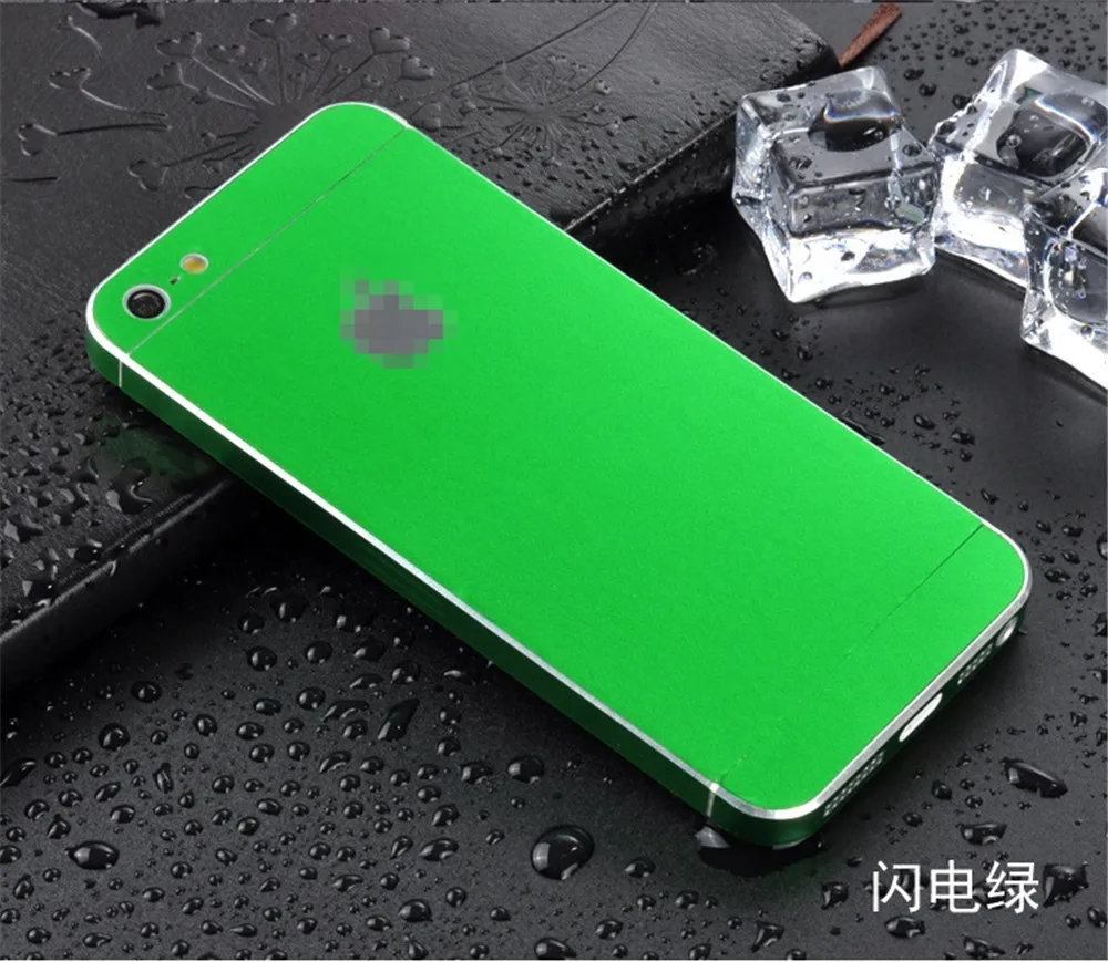 Пленка для поверхности льда для Iphone 5, 5S, SE, тонкая защитная пленка для экрана, наклейки на заднюю декоративную пленку, пленка на заднюю поверхность