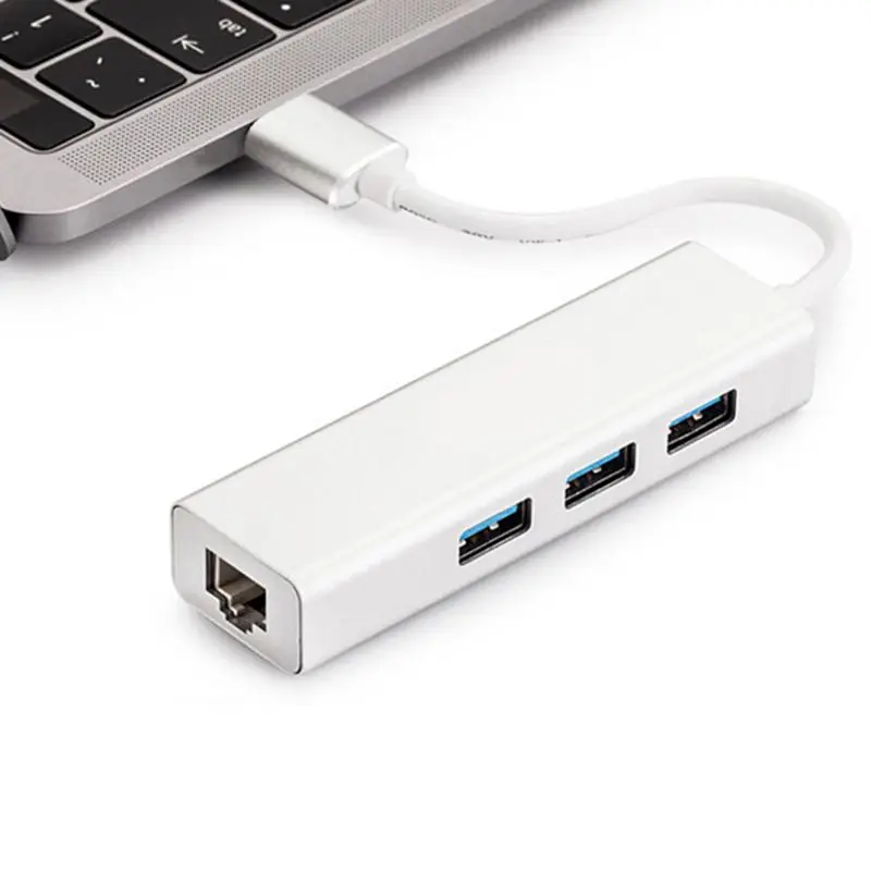 3 Порты и разъёмы USB 0 концентратор с Ethernet usb хаб Sup ing RJ45 10/100/1000 Мбит/с сетевой