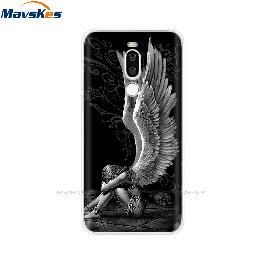 Cases For Meizu Back Cover For Meizu X8 X 8 Flowers Cat Patterned Phone Shell Cover Soft TPU Silicone Protective Cases Fundas Coque For Meizu X8 cases for meizu black Cases For Meizu