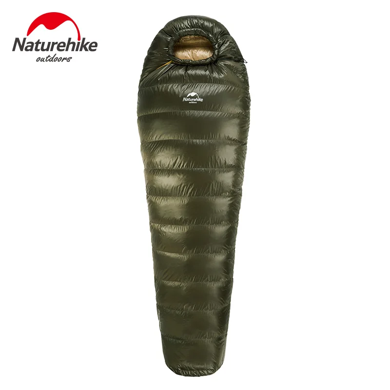 Naturehike Outdoor Camping Winter Sleeping Bag Down Sleeping Bag Mummy Single Sleeping Bag With Hooded Fr Cold Weather