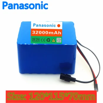 

Panasonic 6S6P 24V 32Ah 25.2V lithium battery pack batteries electric motor bicycle ebike scooter wheelchair cropper with BMS
