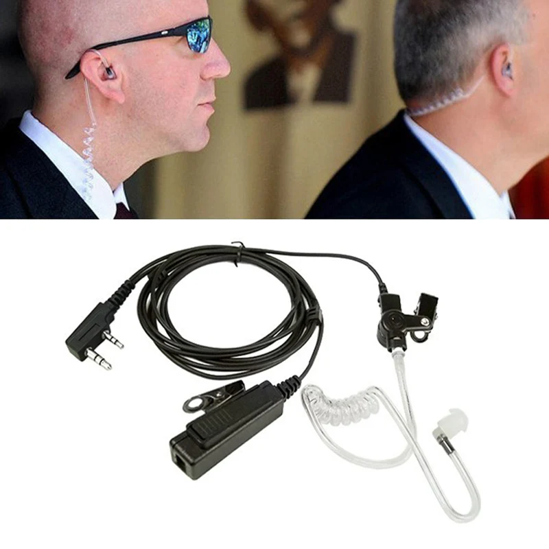 

Air Tube Earpiece Headset for Portable Two Way Radio Baofeng UV-5R UV-5RA UV-5RE Plus UV-B5 UV-B6 GT-3 BF-888S