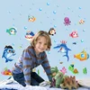 blue Sea Fish Bubble Wall Sticker Cartoon For Kids Rooms Bathroom Home Decoration murals ► Photo 2/6