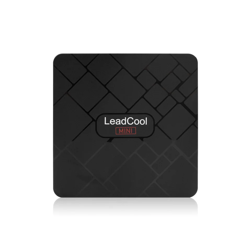 Leadcool Мини Android 8,1 ТВ приставка 2+ 16G 1+ 8G RK3228A Penta Core 4K H.265 декодер LeadcoolMini Android медиаплеер телеприставка