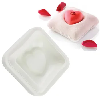 

Silicone Love Heart Pillow Fondant Mousse Cake Mold Baking Chocolate Soap Making Molds Candle Craft Mold Epoxy Resin Clay Mold