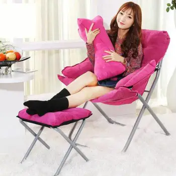 

Home Computer Chair Lazy Student Dormitory Chair Folding Sofa Simple Modern Bedroom Game Backrest Chair