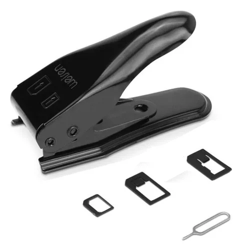 HAWEEL Универсальный двойной Sim резак практичный Nano/Micro Sim штамп для открыток резки для iPhone 5 4 4s Galaxy S IV/i9500
