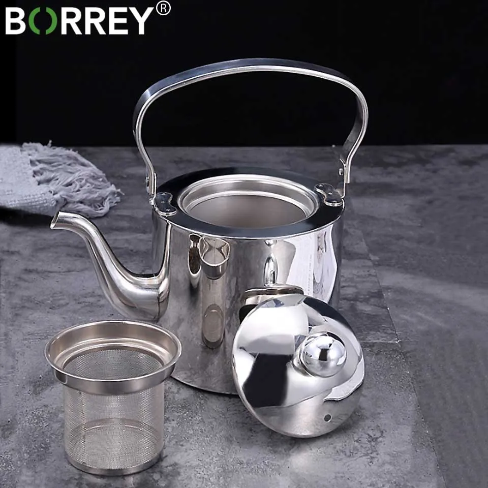 Camping  Kettle Stainless forl Camping/ Kitchen for Tea Coffee Water Pot1.5 litr 