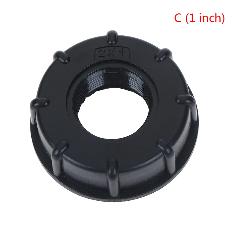 2 styels IBC Tank Adapter Tap Connector Replacement Valve Fitting For Garden Water Connectors 1/2 Inch 3/4 Inch 1 Inch Thread 