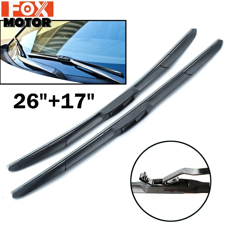 Xukey Пара 26 ''17'' щетки стеклоочистителя для Nissan X-Trail Qashqai- передние стеклоочистители для Honda Odyssey CR-V CX-7