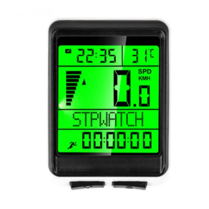 H Bicycle Computer Wireless Road Bike Odometer Multifunction Cycling Stopwatch Speedometer Rainproof Bike Computer