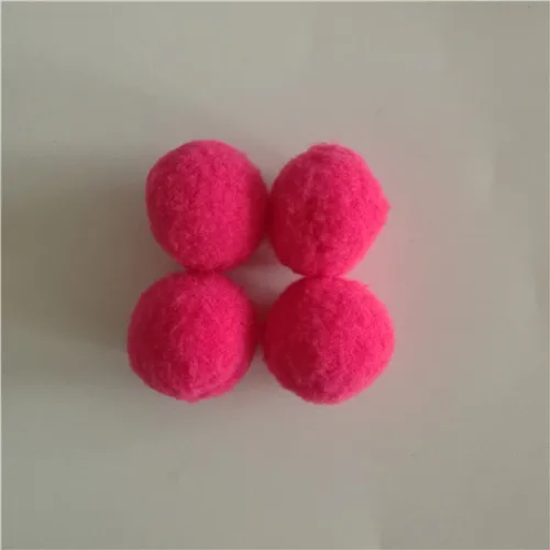 color14 rose red 1600 шт 10-30 мм помпон меховой плюшевый шар для поделок DIY мягкое украшение дома Одежда для шитья на ткани аксессуары - Цвет: color14 rose red