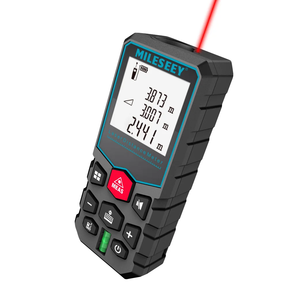 Mileseey Laser Rangefinder S6 New Laser Distance Meter Blue Digital Range Finder Measure measurement 40M 60M 80M 100M Mileseey Laser Rangefinder S6 New Laser Distance Meter Blue Digital Range Finder Measure measurement 40M 60M 80M 100M